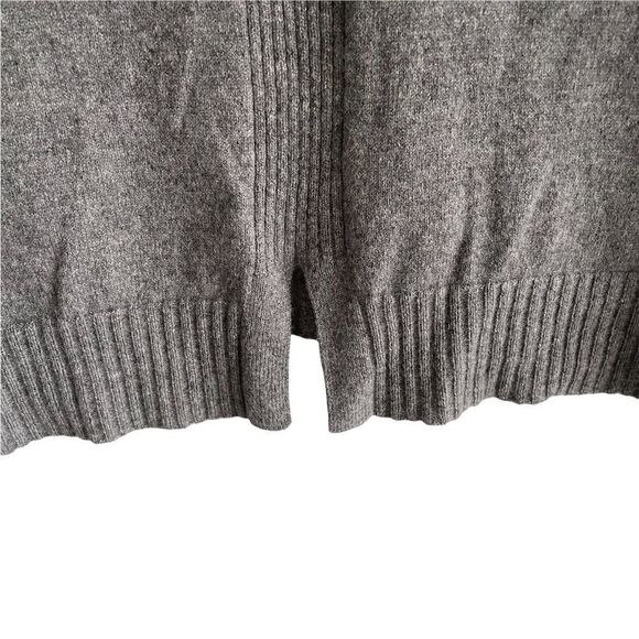 InCashmere Crew Neck Long Sleeve Cashmere Sweater Grey M - Picture 6 of 7